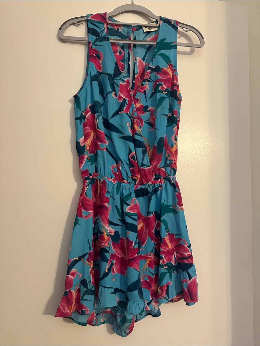 Show Me Your Mumu Riri romper teal and pink